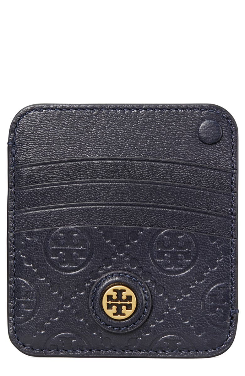 Tory Burch T Monogram Leather Card Case | Nordstrom