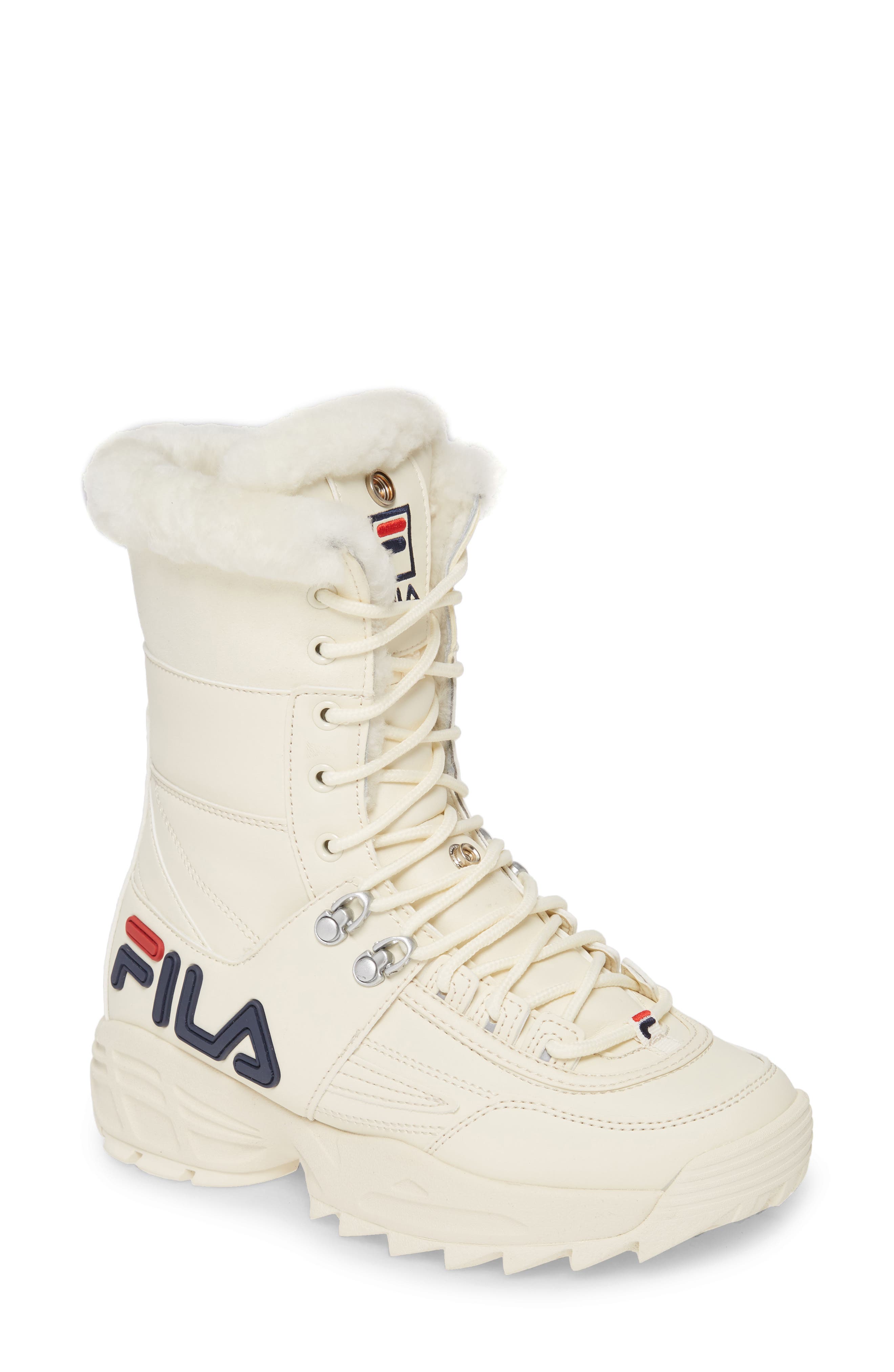 fila boots womens fur