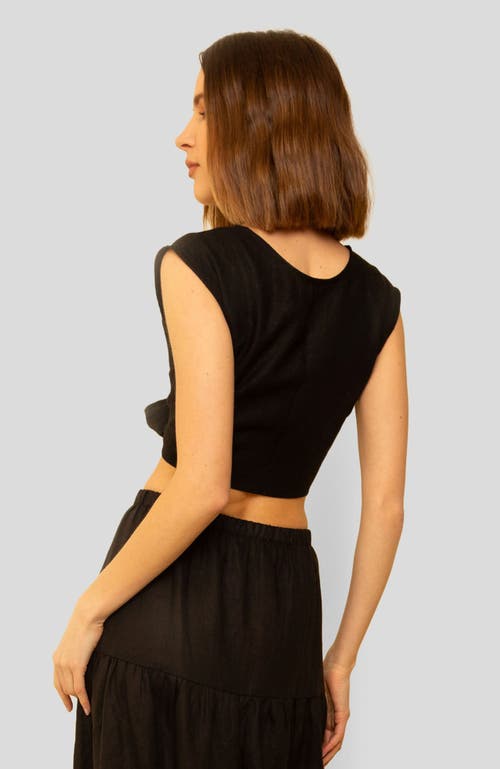 Whimsy + Row Valentina Top In Black