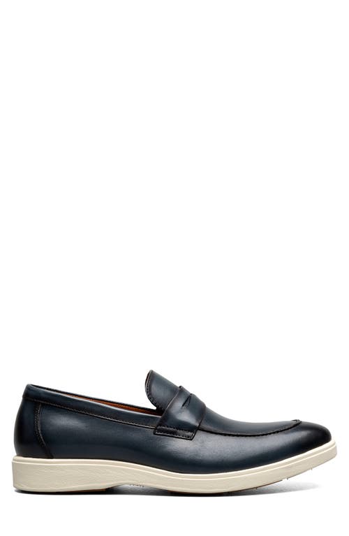 Shop Stacy Adams Spencer Penny Loafer In Navy