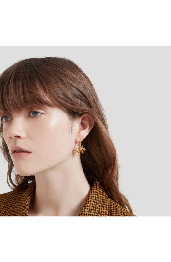 Shop Mulberry Small Tree Stud Earrings In N637 Gold