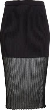 Lucent Fluted Tight Skirt