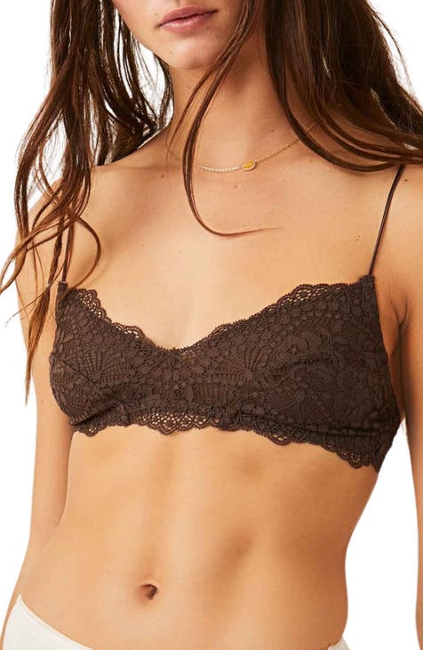 NWT Free People Seamless And Lace Reversible Bandeau Bralette Bra Purple  XS/S