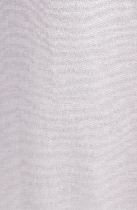 Shop Zimmermann Ruffle Linen Midi Dress In Lilac