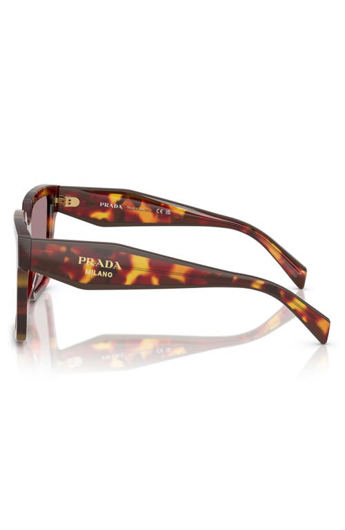 Prada 56mm Square Sunglasses In Purple