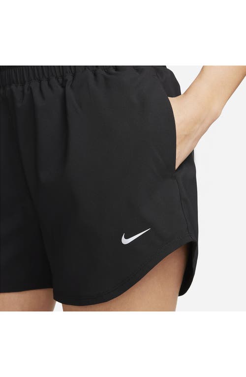 Shop Nike Dri-fit Ultrahigh Waist 3-inch Brief Lined Shorts In Black