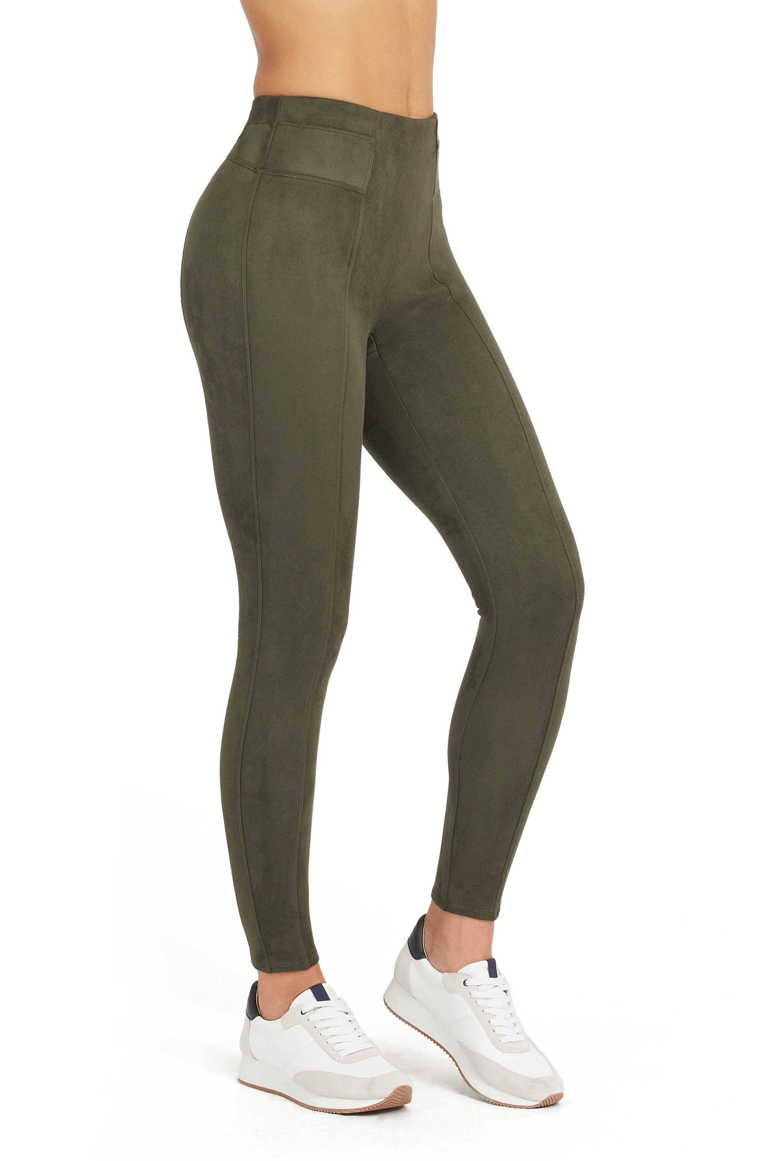 spanx suede leggings