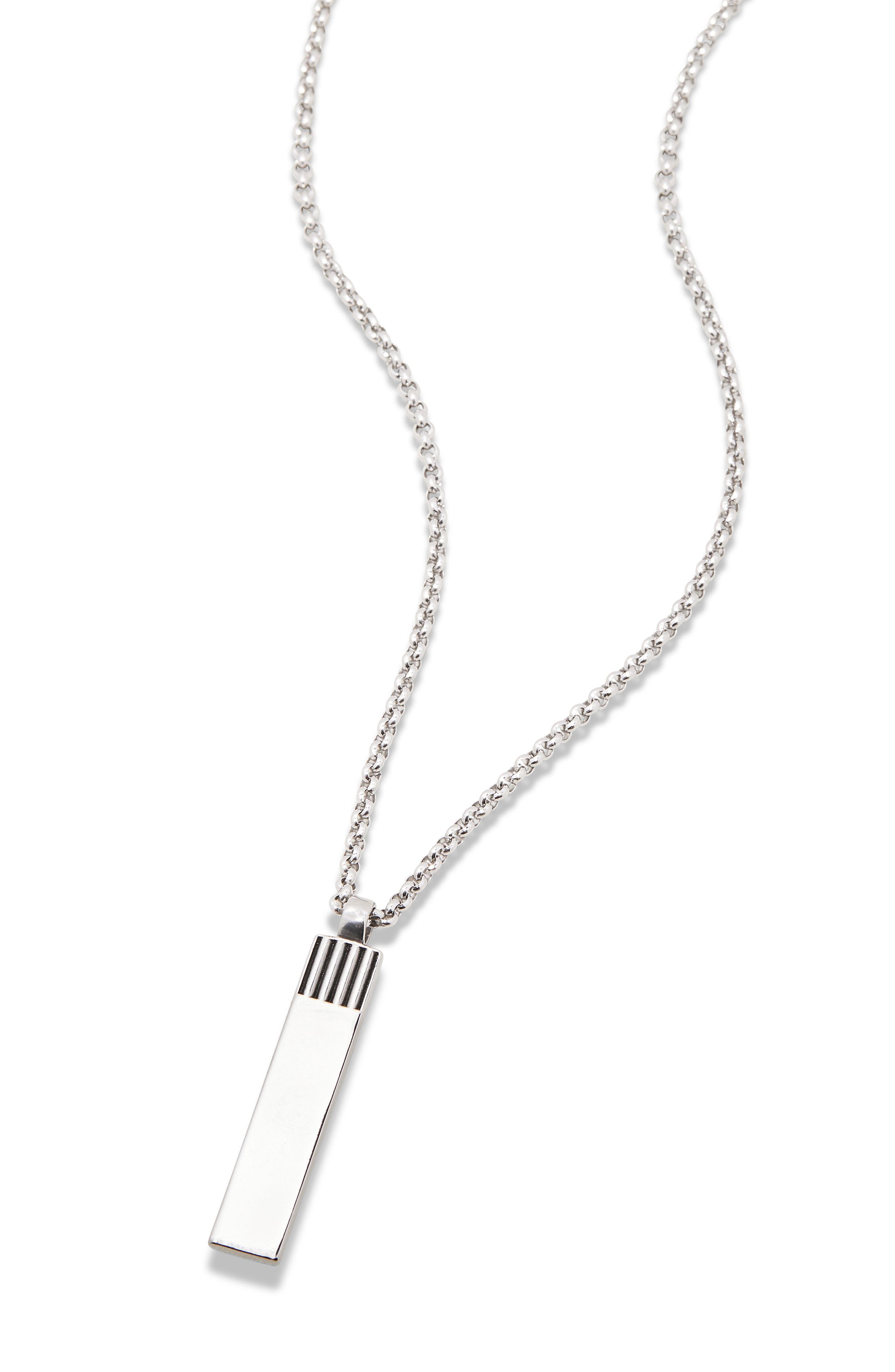 silver bar necklace nordstrom