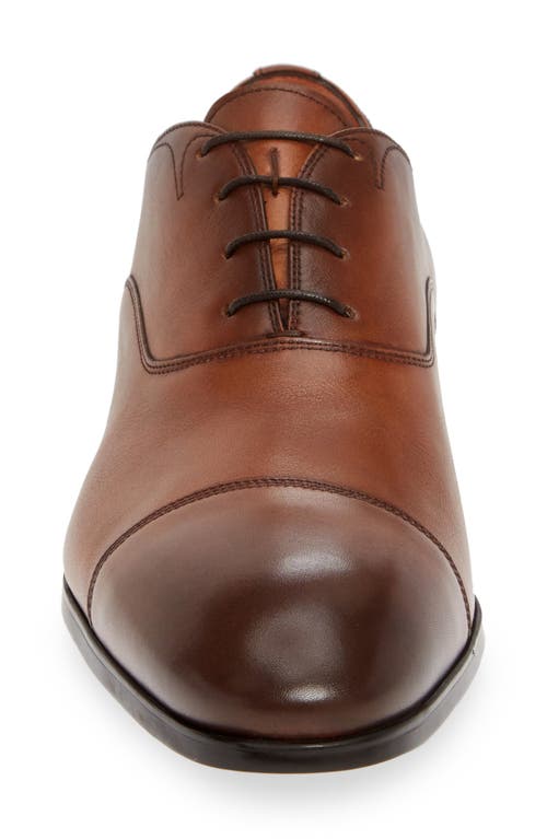 Santoni Man Lace-up Shoes Camel Size 7.5 Soft Leather In Brown/brown