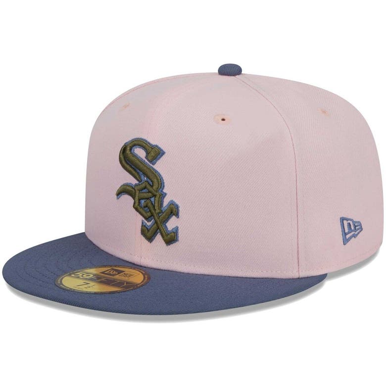 Chicago White Sox New Era White Logo 59FIFTY Fitted Hat - Olive