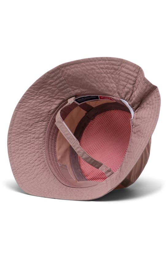 Shop Herschel Supply Co Beach Bucket Hat In Ash Rose