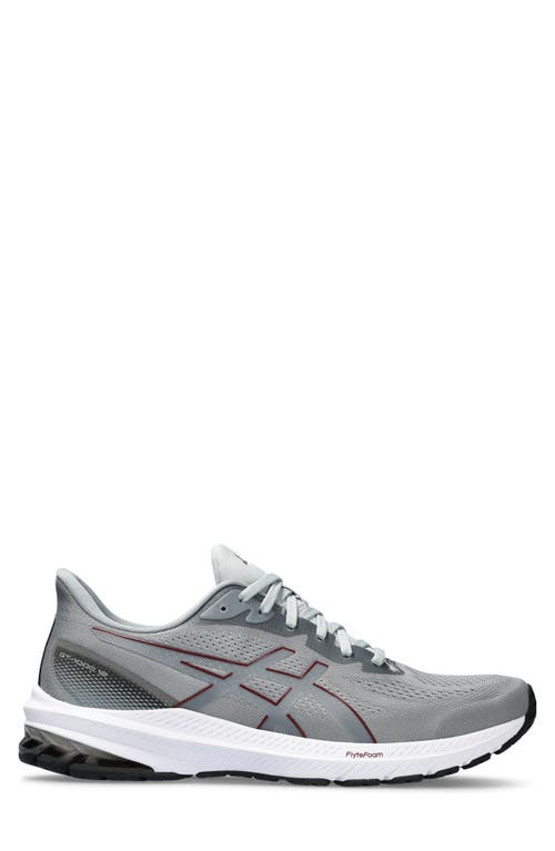 Asics Gt-1000 12 Mens Lace-up Padded Insole Running & Training Shoes In Sheet Rock/antique Red