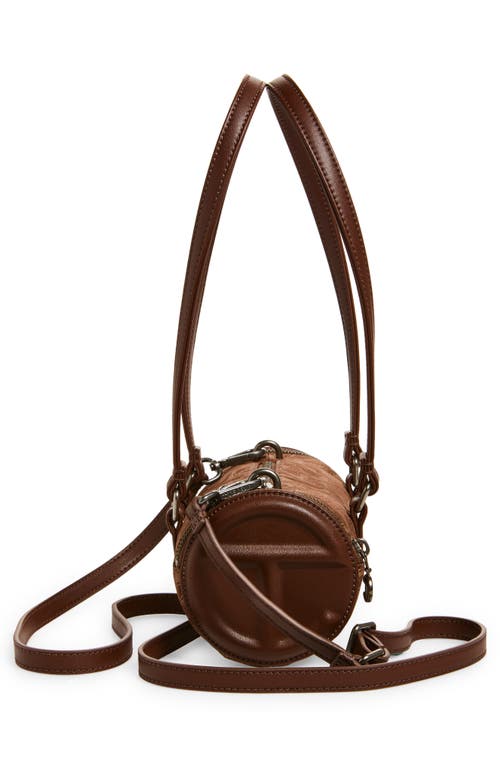 Telfar Small Monogram Jacquard Duffle Bag In Chocolate Monogram