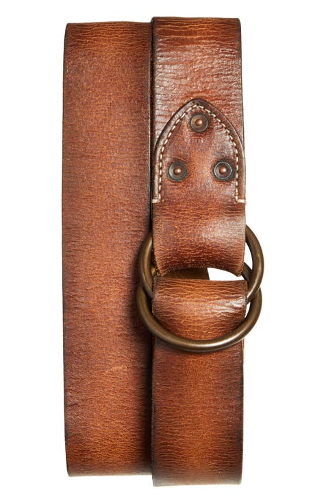 Double RL Concho Leather Chain Wallet