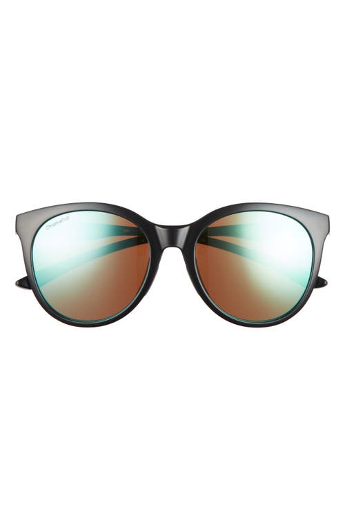 Smith Bayside 55mm Polarized Mirrored Round Sunglasses In Multi