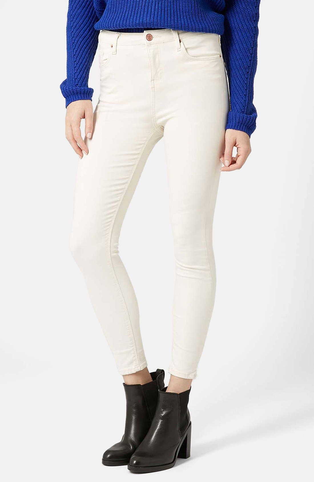 topshop ecru jeans