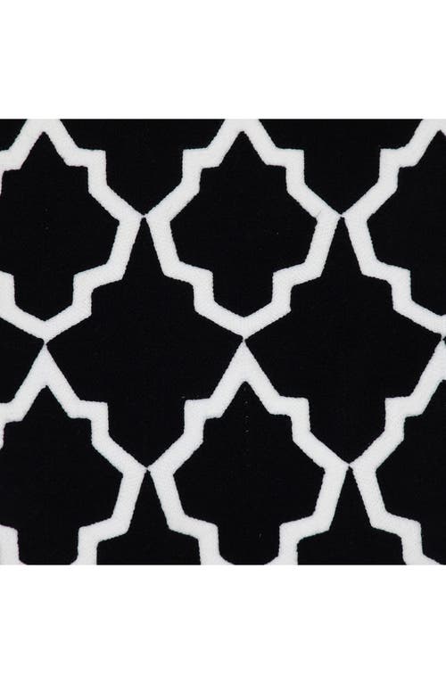 Parkland Collection Canita Embroidered Throw Pillow In Black