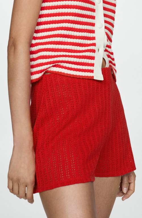Mango Short In Coral Red