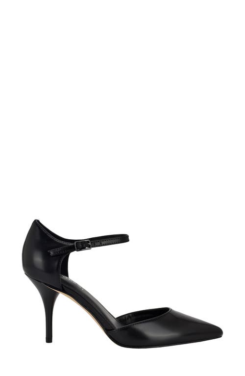 Shop Calvin Klein Crimza Ankle Strap Pump In Black