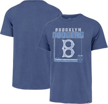 Men's '47 Royal Brooklyn Dodgers Cooperstown Collection Borderline Franklin  T-Shirt