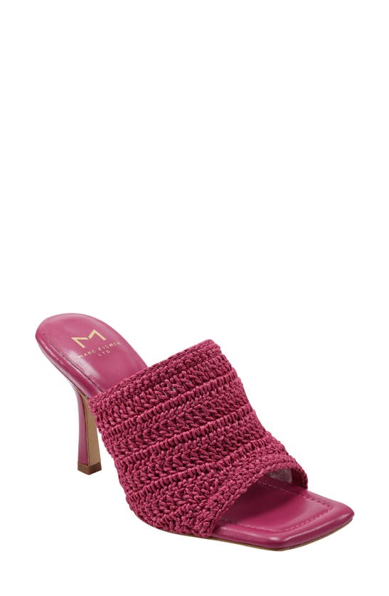 Marc Fisher Ltd Dako Womens Comfort Insole Knit Heels In Medium Pink