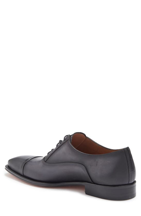 Shop Mezlan Cap Toe Oxford In Grey