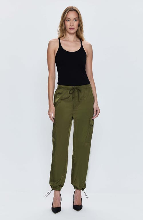 Shop Pistola Jade Lightweight Cargo Pants In Vineyard