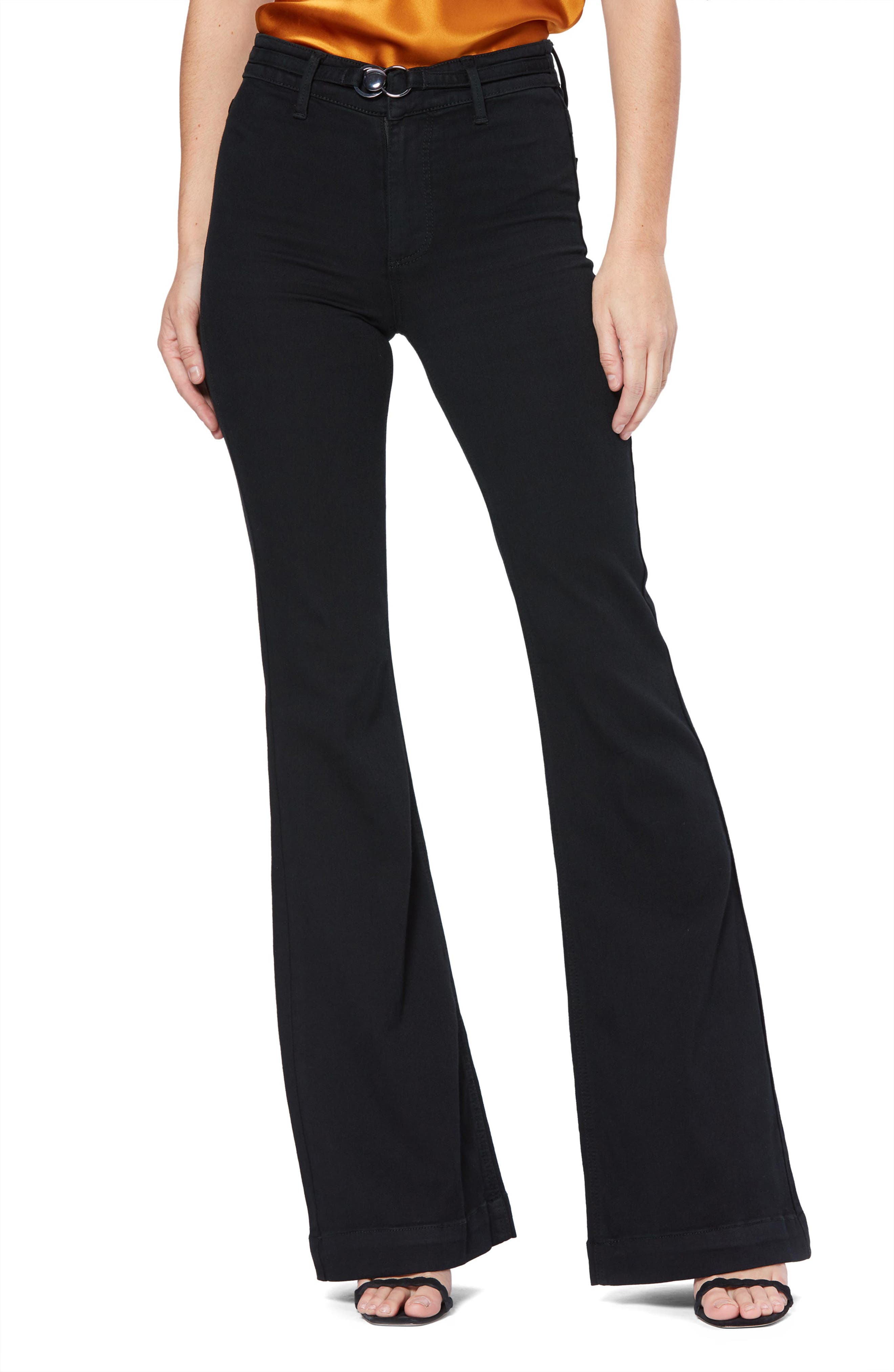 flare jeans buckle