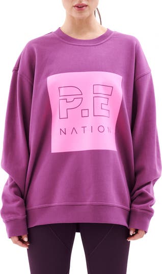 P.E Nation Cut Shot Oversize Organic Cotton Sweatshirt