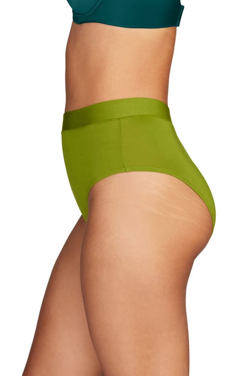 Shop Cuup The Highwaist High Cut Modal Briefs In Leaf