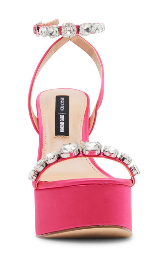 Shop Jessica Rich By Steve Madden Zoey Ankle Strap Platform Sandal In Pink
