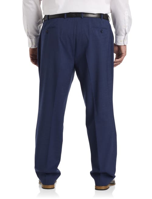 Jv Reflex Textured Suit Pants In Navy