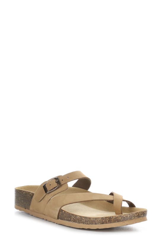 Bos. & Co. Parr Sandal In Tortora Nubuck