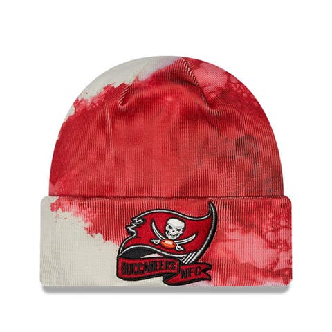 Men's New Era Scarlet San Francisco 49ers 2022 Sideline - Ink Dye Cuffed Knit Hat