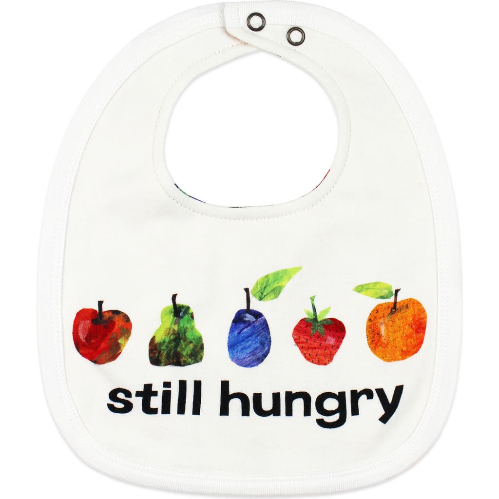 L'OVEDBABY L'OVEDBABY X 'THE VERY HUNGRY CATERPILLAR™' 2-LAYER REVERSIBLE ORGANIC COTTON BIB