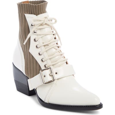 Chloe Rylee Bootie, White