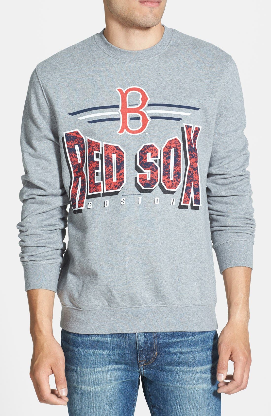 red sox crew neck sweatshirt