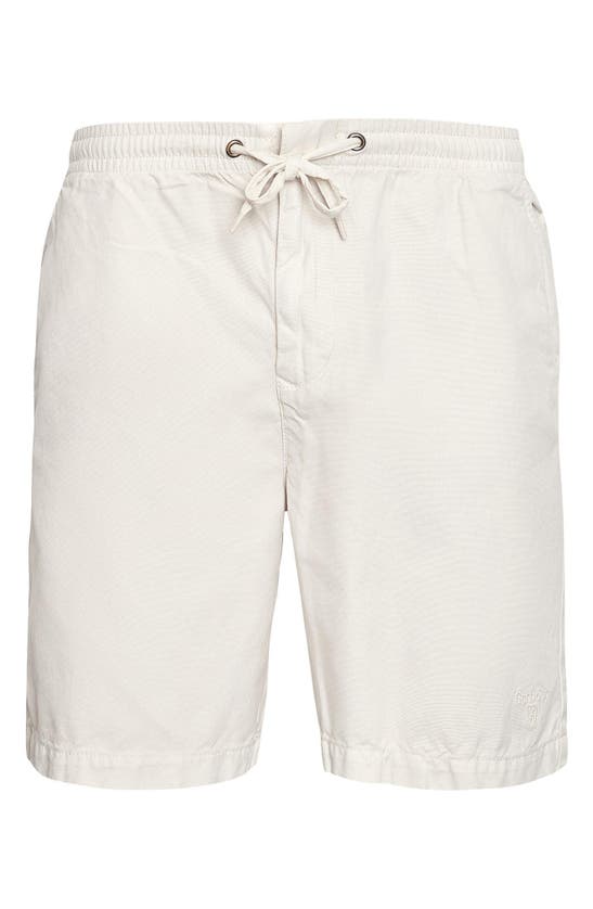 Shop Barbour Oxtown Drawstring Shorts In Mist
