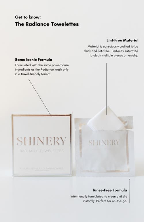 Shinery Radiance Jewelry 10-pack Wipes