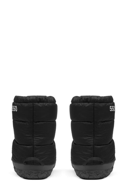 Shop The North Face Nuptse® Après Water Repellent 550 Fill Power Down Bootie In Tnf Black/asphalt Grey