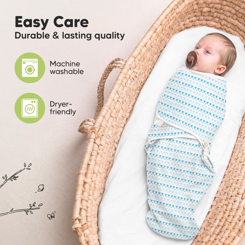 Shop Keababies 3-pack Soothe Swaddle Wraps In Storm