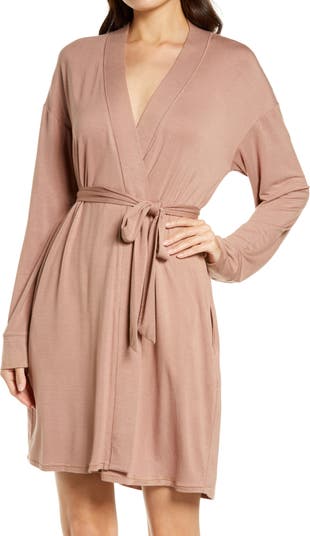 NWT SKIMS Sleep Knit Robe Color Taupe Tan MISSING BELT Size 4X