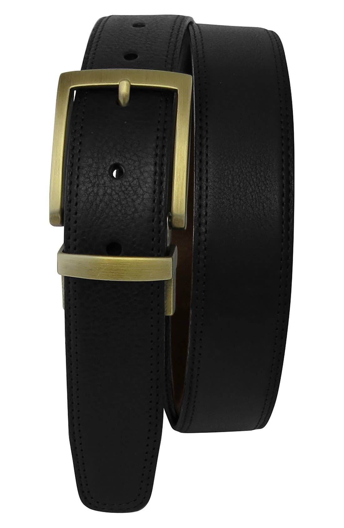 Boconi Reversible Leather Belt, Black/ Brown