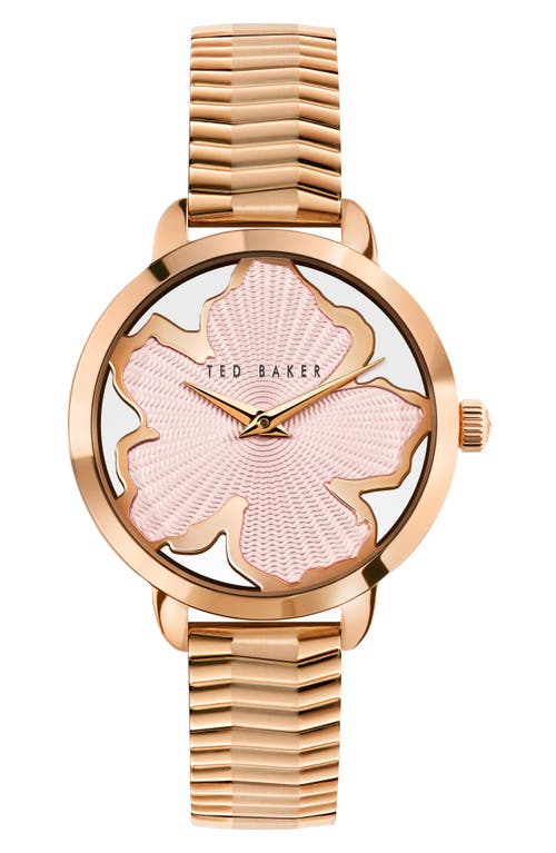 Ted Baker London Lilabel 2H Bracelet Watch, 36mm in Rose Gold/Pink/Rose Gold 