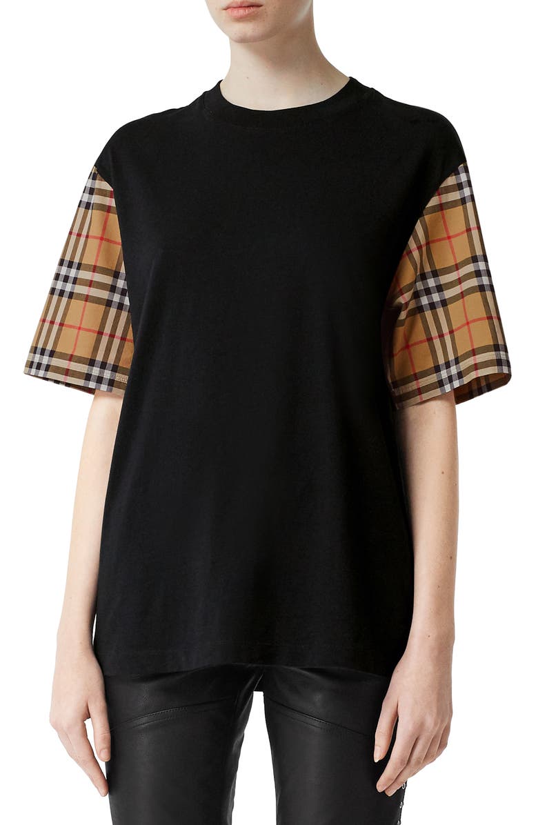 Burberry Serra Vintage Check Sleeve T-Shirt | Nordstrom