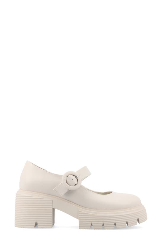 JOURNEE COLLECTION JOURNEE COLLECTION ZARYNN MARY JANE PLATFORM PUMP