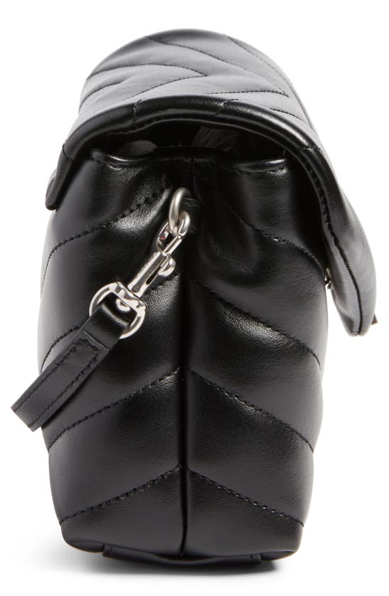 SAINT LAURENT TOY LOULOU CALFSKIN LEATHER CROSSBODY BAG