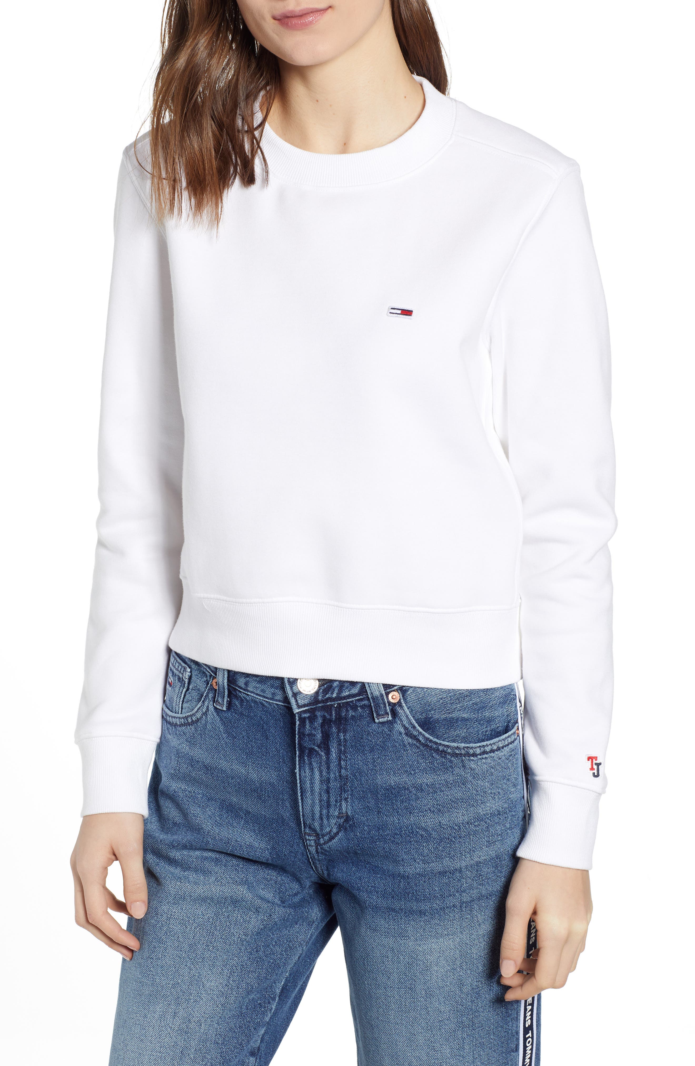 Tommy Jeans Tjw Logo Cuff Sweatshirt