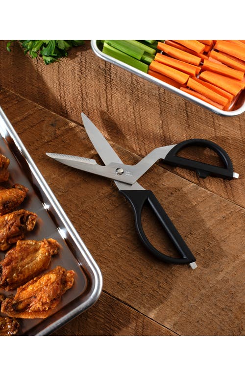 Shun Cutlery Kai Japanese Stainless Steel Kitchen Shears In Black