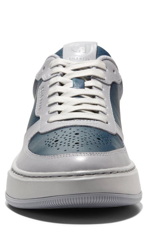 Cole Haan Men's Grandpr Crossover Lace Up Sneakers - Regular In Blue Wing Teal/sle
